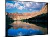 Colorado River and Canyon Walls at Sunrise, Colorado Plateau, Canyonlands National Park, Utah, USA-Scott T. Smith-Mounted Photographic Print