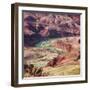 Colorado River as Seen from the Lipan Point, Grand Canyon National Park, Arizona, Usa-Rainer Mirau-Framed Photographic Print