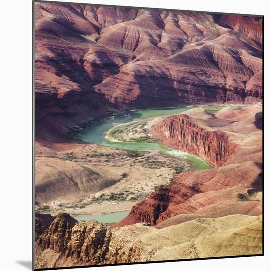 Colorado River as Seen from the Lipan Point, Grand Canyon National Park, Arizona, Usa-Rainer Mirau-Mounted Photographic Print