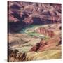 Colorado River as Seen from the Lipan Point, Grand Canyon National Park, Arizona, Usa-Rainer Mirau-Stretched Canvas