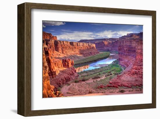 Colorado River at Canyonlands-null-Framed Art Print