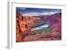 Colorado River at Canyonlands-null-Framed Art Print