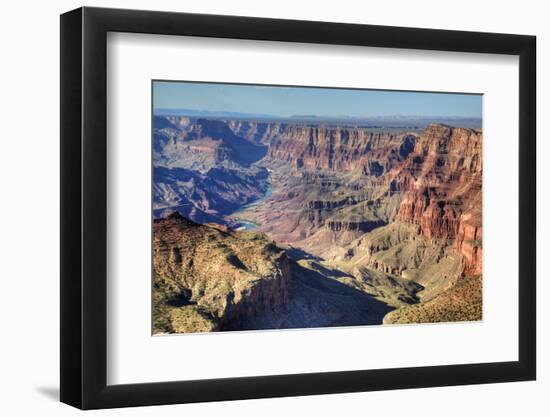 Colorado River Below, South Rim, Grand Canyon National Park, UNESCO World Heritage Site, Arizona-Richard Maschmeyer-Framed Photographic Print