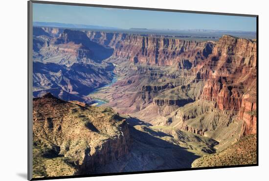 Colorado River Below, South Rim, Grand Canyon National Park, UNESCO World Heritage Site, Arizona-Richard Maschmeyer-Mounted Photographic Print