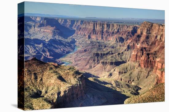 Colorado River Below, South Rim, Grand Canyon National Park, UNESCO World Heritage Site, Arizona-Richard Maschmeyer-Stretched Canvas