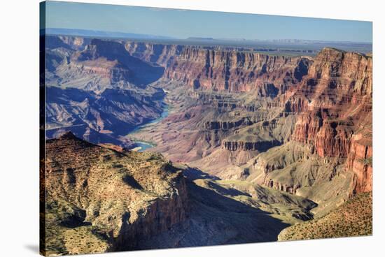 Colorado River Below, South Rim, Grand Canyon National Park, UNESCO World Heritage Site, Arizona-Richard Maschmeyer-Stretched Canvas