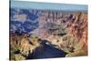 Colorado River Below, South Rim, Grand Canyon National Park, UNESCO World Heritage Site, Arizona-Richard Maschmeyer-Stretched Canvas