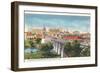 Colorado River Bridge and Austin, Texas Skyline-null-Framed Art Print