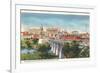 Colorado River Bridge and Austin, Texas Skyline-null-Framed Art Print