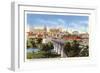 Colorado River Bridge, Austin, Texas-null-Framed Art Print