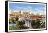 Colorado River Bridge, Austin, Texas-null-Framed Stretched Canvas