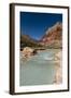 Colorado River. Calcium Carbonate Colors. Grand Canyon. Arizona-Tom Norring-Framed Photographic Print