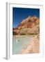 Colorado River. Calcium Carbonate Colors. Grand Canyon. Arizona-Tom Norring-Framed Photographic Print