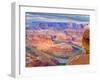 Colorado River Flowing Through a Sandstone Canyon at Dead Horse Point State Park Near Moab, Utah-John Lambing-Framed Photographic Print