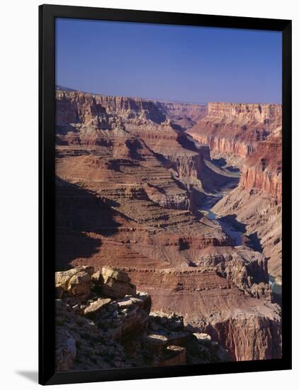 Colorado River Flowing Thru Marble Canyon, Grand Canyon NP, Arizona-Greg Probst-Framed Photographic Print