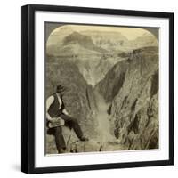 Colorado River, Grand Canyon, Arizona, USA-Underwood & Underwood-Framed Photographic Print