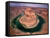 Colorado River, Horseshoe Bend, Glen Canyon NRA, Utah, USA-Art Wolfe-Framed Stretched Canvas