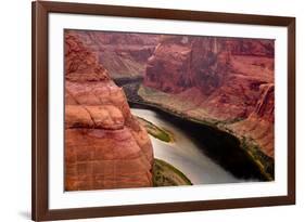Colorado River, Horseshoe Bend National Military Park, Page, Arizona.-Jolly Sienda-Framed Photographic Print