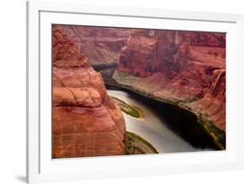 Colorado River, Horseshoe Bend National Military Park, Page, Arizona.-Jolly Sienda-Framed Premium Photographic Print