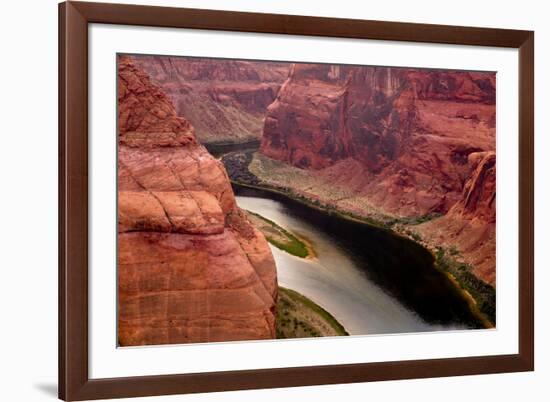 Colorado River, Horseshoe Bend National Military Park, Page, Arizona.-Jolly Sienda-Framed Premium Photographic Print