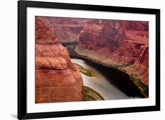 Colorado River, Horseshoe Bend National Military Park, Page, Arizona.-Jolly Sienda-Framed Premium Photographic Print
