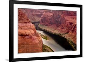 Colorado River, Horseshoe Bend National Military Park, Page, Arizona.-Jolly Sienda-Framed Premium Photographic Print