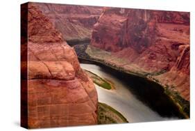 Colorado River, Horseshoe Bend National Military Park, Page, Arizona.-Jolly Sienda-Stretched Canvas