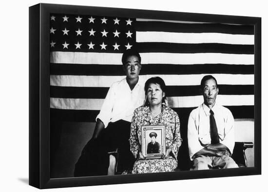 Colorado River Relocation Center (Hirano Family) Art Poster Print-null-Framed Poster