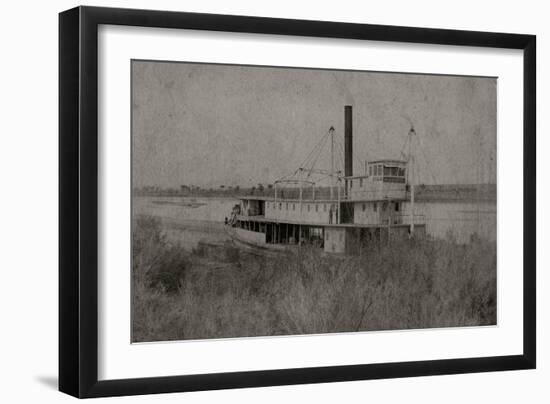 Colorado River Steamer-null-Framed Art Print