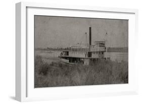 Colorado River Steamer-null-Framed Art Print