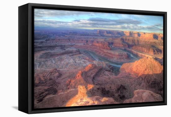 Colorado River Vista, Dead Horse Point, Utah-Vincent James-Framed Stretched Canvas