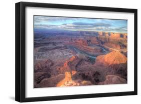 Colorado River Vista, Dead Horse Point, Utah-Vincent James-Framed Photographic Print