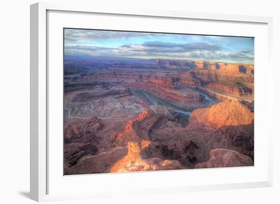 Colorado River Vista, Dead Horse Point, Utah-Vincent James-Framed Photographic Print