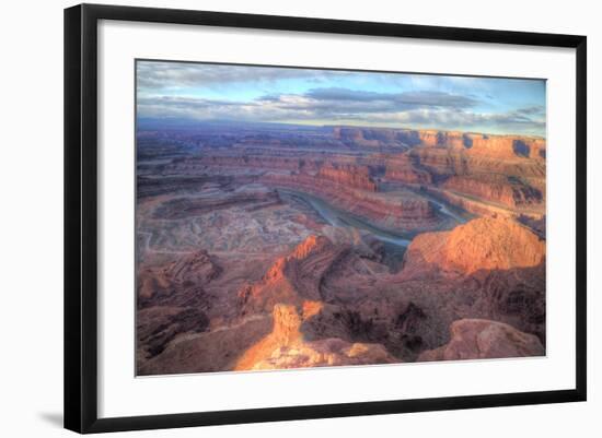 Colorado River Vista, Dead Horse Point, Utah-Vincent James-Framed Photographic Print