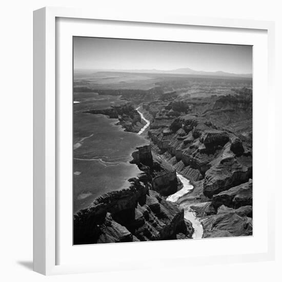 Colorado River Winding its Way Through Grand Canyon National Park-Frank Scherschel-Framed Photographic Print