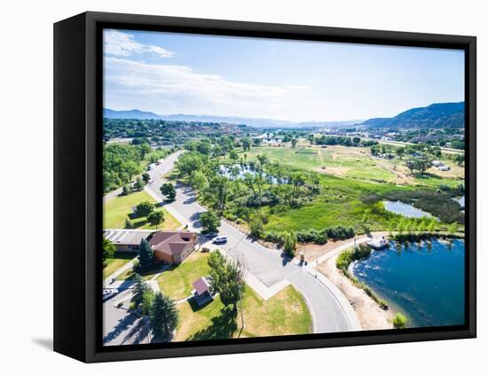 Colorado River-urbanlight-Framed Stretched Canvas