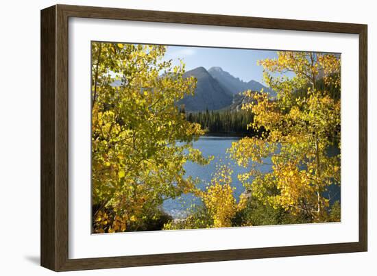 Colorado, Rocky Mountain National Park. Autumn Along Bear Lake and Longs Peak-Jaynes Gallery-Framed Photographic Print