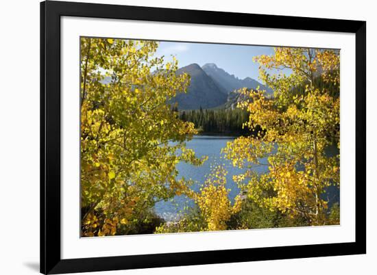 Colorado, Rocky Mountain National Park. Autumn Along Bear Lake and Longs Peak-Jaynes Gallery-Framed Photographic Print