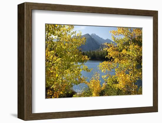 Colorado, Rocky Mountain National Park. Autumn Along Bear Lake and Longs Peak-Jaynes Gallery-Framed Photographic Print