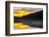 Colorado, Rocky Mountain National Park. Foggy Sunrise on Poudre Lake-Jaynes Gallery-Framed Photographic Print