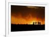 Colorado, San Juan Mountains. Silhouette of Photographers at Sunset-Jaynes Gallery-Framed Photographic Print