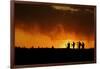 Colorado, San Juan Mountains. Silhouette of Photographers at Sunset-Jaynes Gallery-Framed Photographic Print