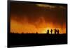 Colorado, San Juan Mountains. Silhouette of Photographers at Sunset-Jaynes Gallery-Framed Photographic Print