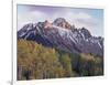 Colorado, San Juan Mts, Fall Colors of Aspen Trees and Mount Sneffels-Christopher Talbot Frank-Framed Photographic Print