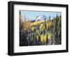 Colorado, San Juan Mts, First Snow and Fall Colors of Aspen Trees-Christopher Talbot Frank-Framed Photographic Print