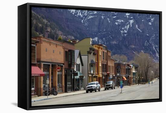 Colorado, San Miguel County, San Juan Mts, Telluride, Ski Resort-David Wall-Framed Stretched Canvas