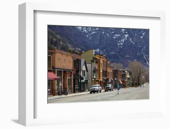 Colorado, San Miguel County, San Juan Mts, Telluride, Ski Resort-David Wall-Framed Photographic Print