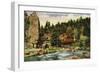 Colorado, Scenic Mountain View in Bear Creek Canyon near Evergreen-Lantern Press-Framed Art Print