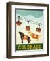 Colorado Ski Patrol-Stephen Huneck-Framed Giclee Print