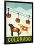 Colorado Ski Patrol-Stephen Huneck-Framed Premium Giclee Print